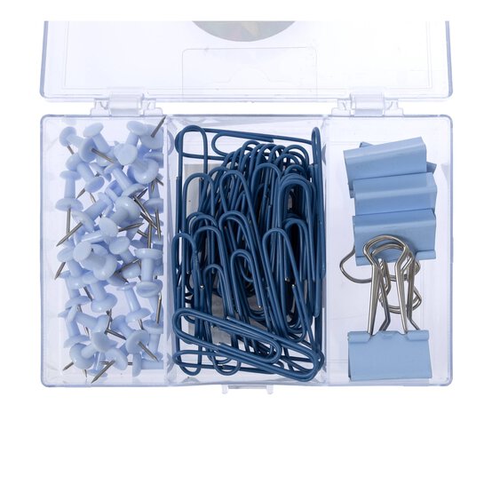 Blue Office Accessories Set image number 1