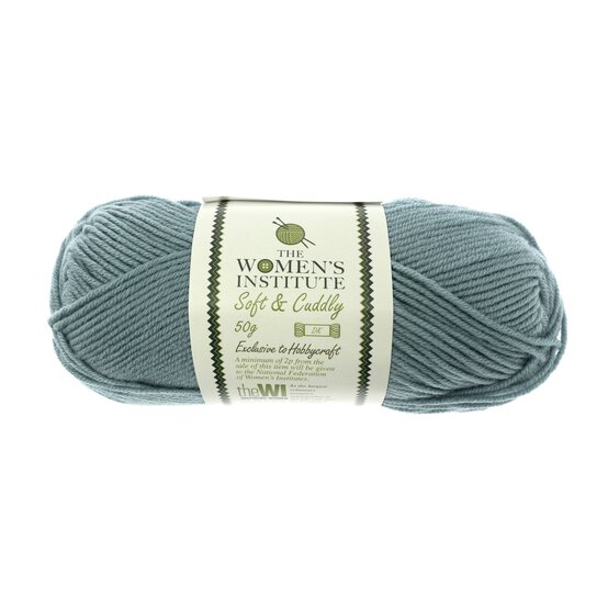 Women's Institute Sea Blue Soft and Cuddly DK Yarn 50g image number 1