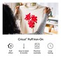 Cricut Gold Metallic Puff Iron-On 12 x 19 Inches image number 4