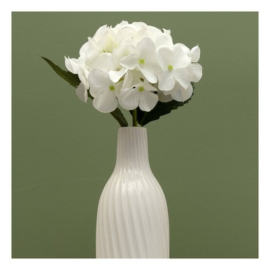 White Hydrangea Stem 70cm image number 2