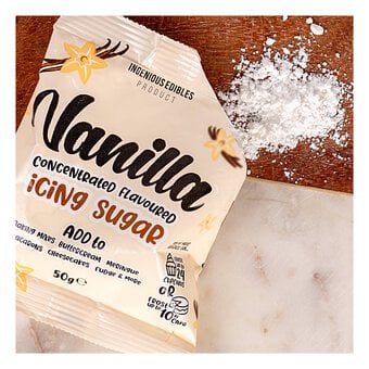 Ingenious Edibles Vanilla Flavoured Icing Sugar 50g image number 2