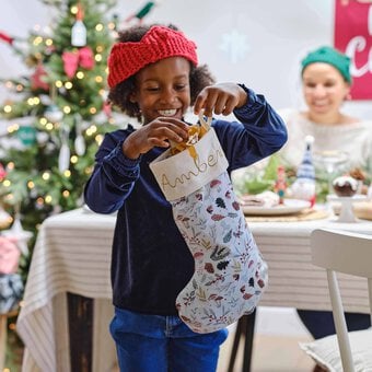 How to Make an Embroidered Stocking