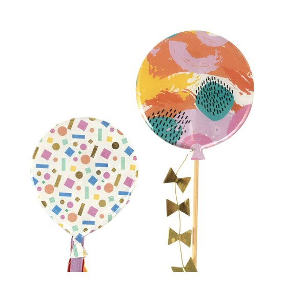 Whisk Balloon Cake Picks 5 Pack image number 3