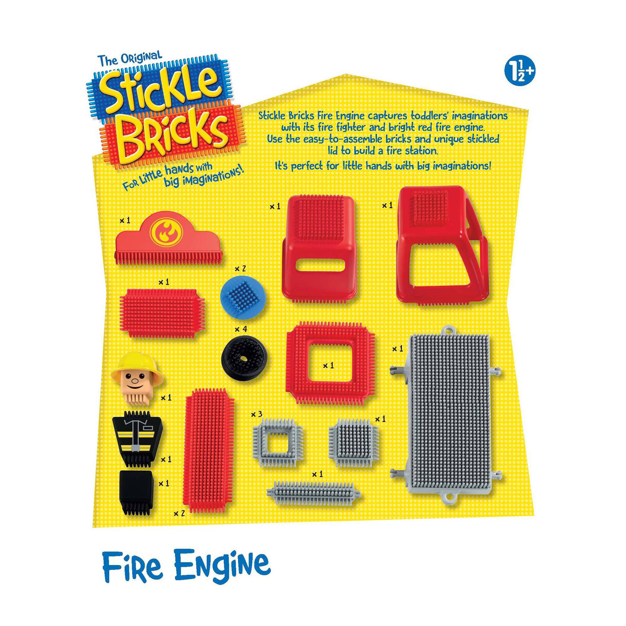Stickle Bricks Fire Engine Set | Hobbycraft