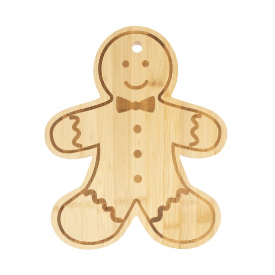 Gingerbread Wooden Serving Board 30cm image number 1