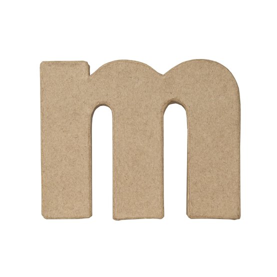 Lowercase Mini Mache Letter M image number 3