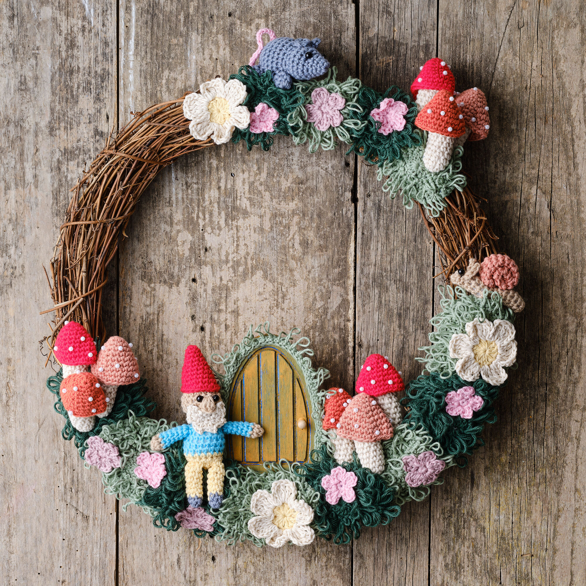 How to Crochet a Hidden Garden Wreath Hobbycraft