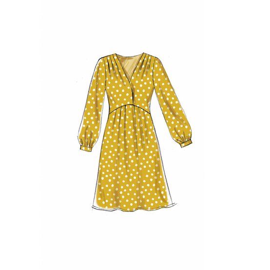 McCall’s Women’s Dress Sewing Pattern M7381 (XS-M) image number 5