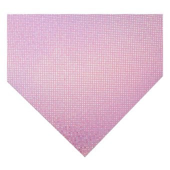 Pink Metallic Spot Foam Sheet 22.5cm x 30cm