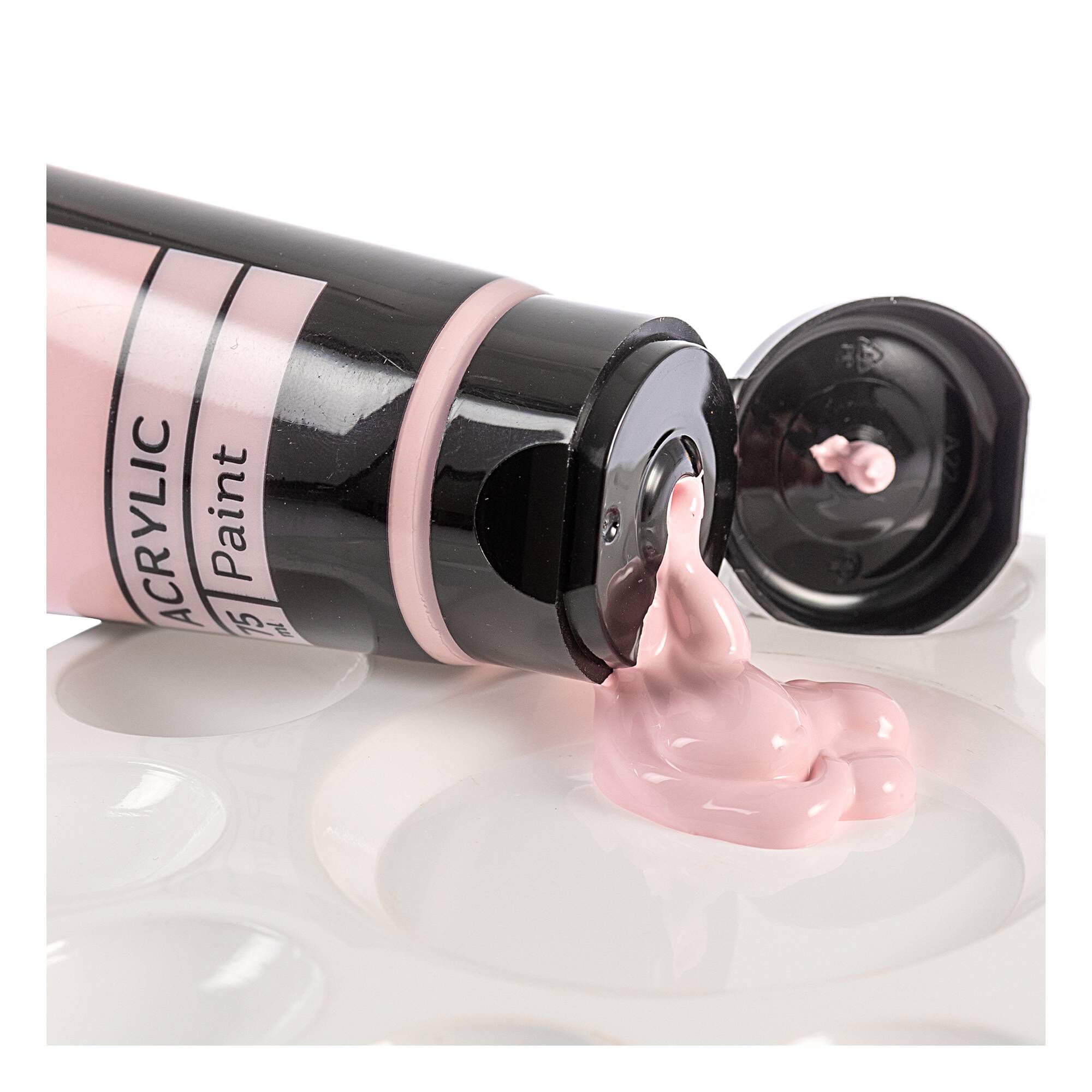 Baby Pink Art Acrylic Paint 75ml Hobbycraft