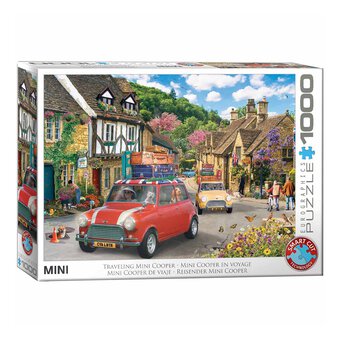 Eurographics Travelling Mini Cooper Jigsaw Puzzle 1000 Pieces