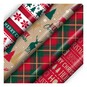 Assorted Christmas Kraft Wrapping Paper 70cm x 7m image number 2