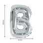 Silver Foil Letter B Balloon image number 2