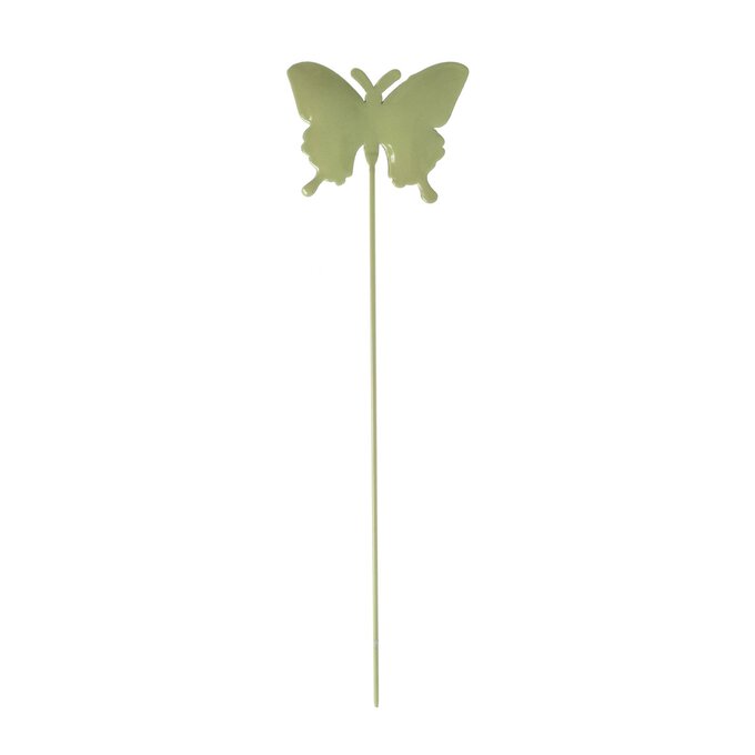 Light Green Enamel Butterfly Pick  image number 1