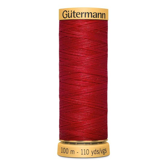 Gutermann Red Cotton Thread 100m (2074) image number 1
