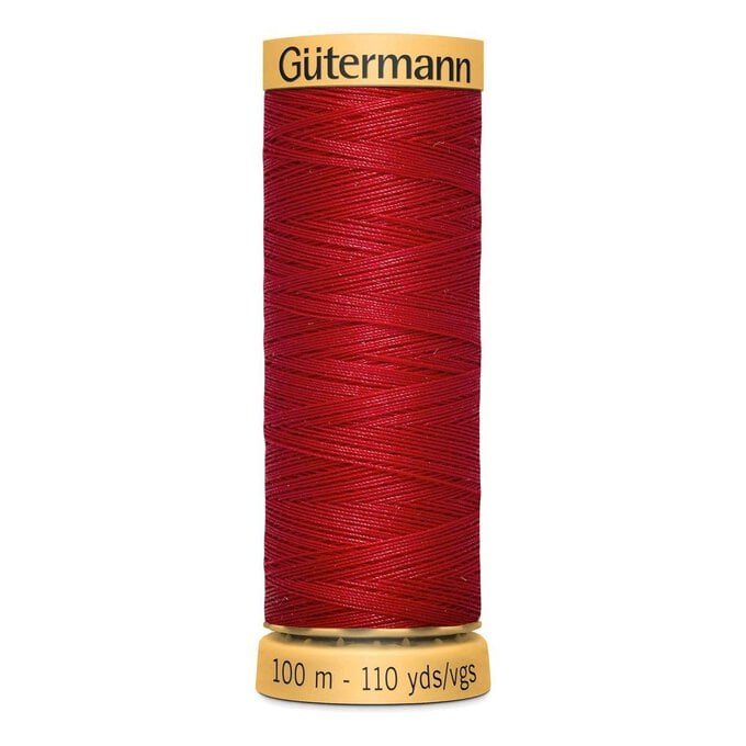 Gutermann Red Cotton Thread 100m (2074) image number 1