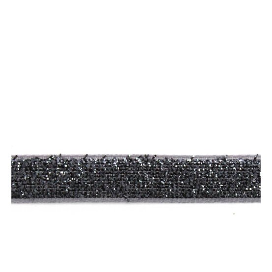 Metallic Metal Grey Woven Sparkle Ribbon 10mm x 2.5m image number 2