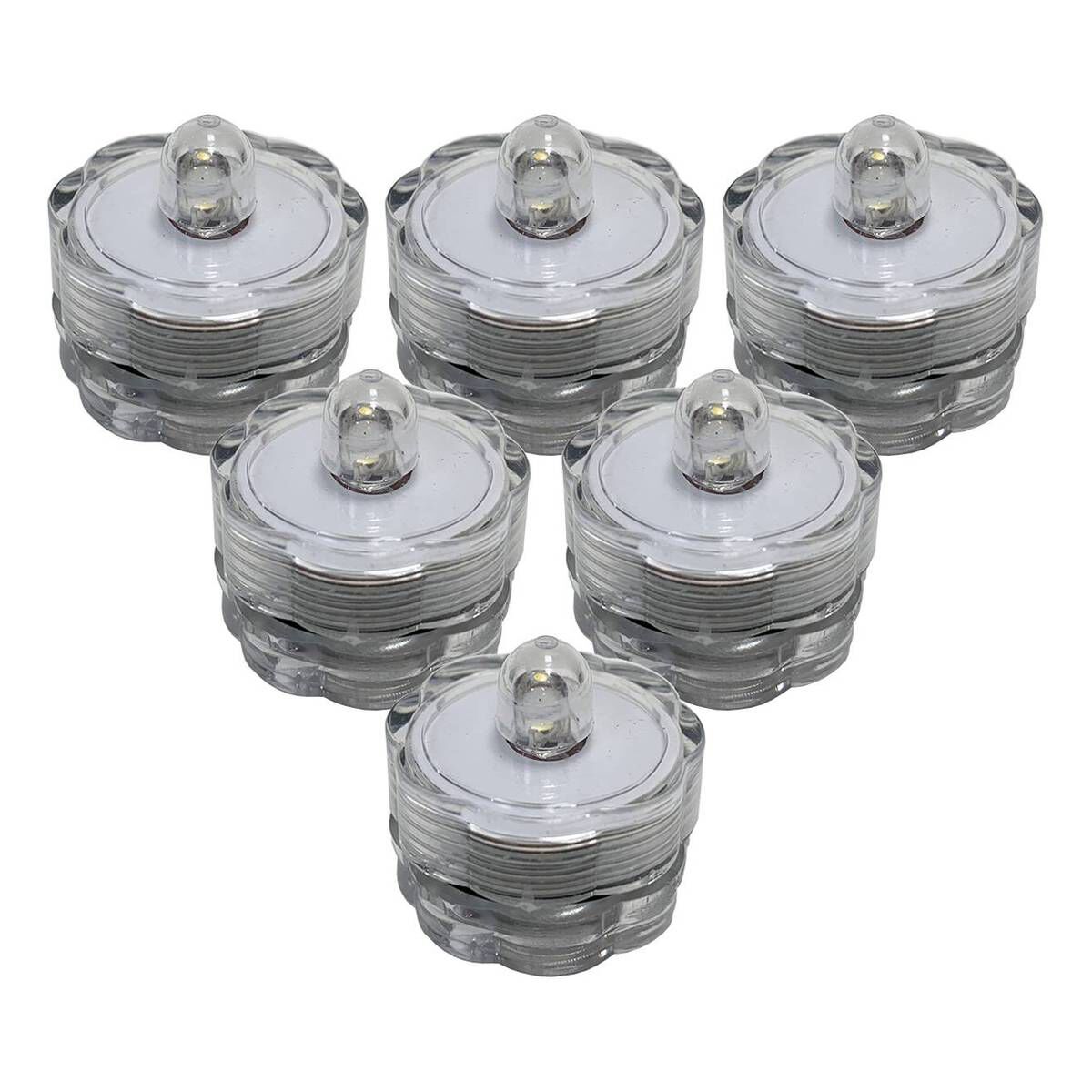 Submersible LED Tea Lights 6 Pack Hobbycraft