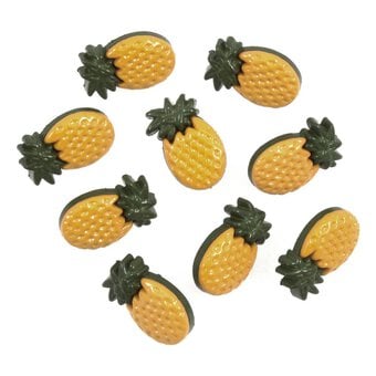 Trimits Pineapple Novelty Buttons 9 Pieces