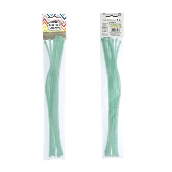 Mint Pipe Cleaners 12 Pack image number 4