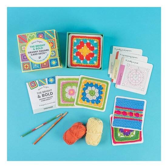 Bright and Bold Granny Square Card Deck image number 2