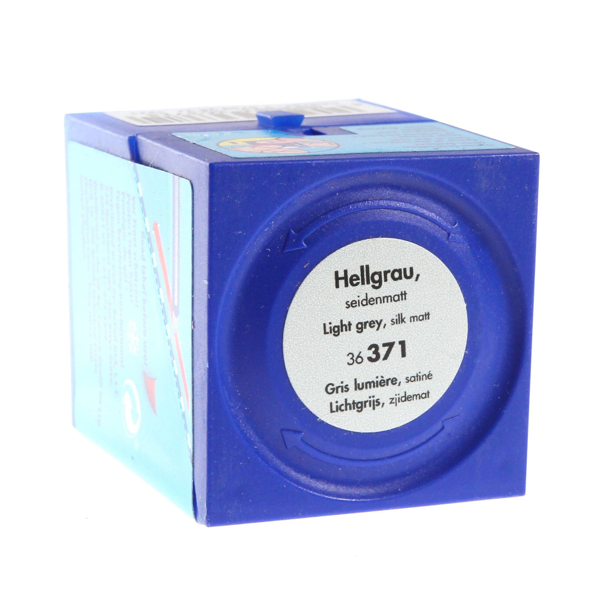 Revell Light Grey Silk Aqua Colour Acrylic Paint 18ml (371) Hobbycraft