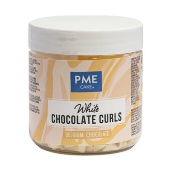 PME White Chocolate Curls 85g 