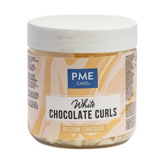 PME White Chocolate Curls 85g  image number 1