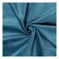 Teal Cotton Velvet Fabric by the Metre image number 1