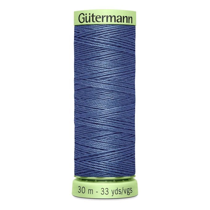 Gutermann Blue Top Stitch Thread 30m (112) image number 1