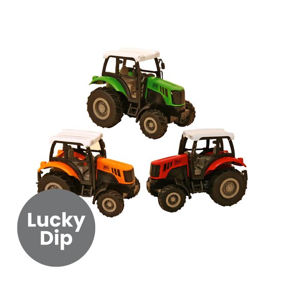 Assorted Pullback Tractor Toy image number 1