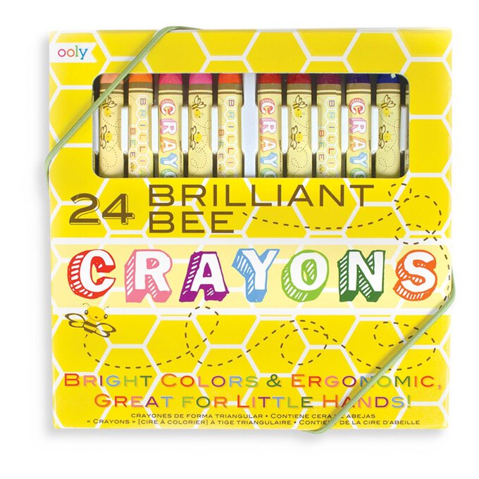 Brilliant Bee Crayons 24 Pack image number 1