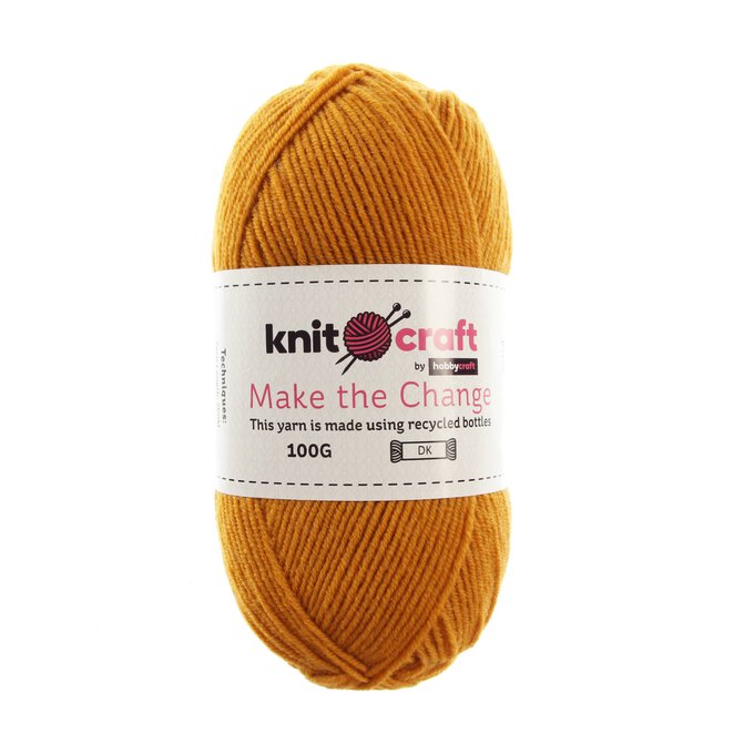Knitcraft Mustard Make the Change DK Yarn 100g