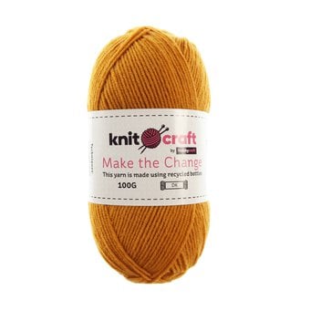 Knitcraft Mustard Make the Change DK Yarn 100g
