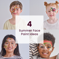 4 Summer Face Paint Ideas image number 1
