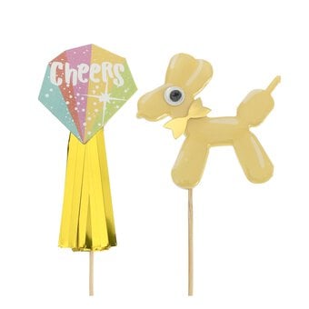 Whisk Celebrate Cake Toppers 5 Pieces image number 3