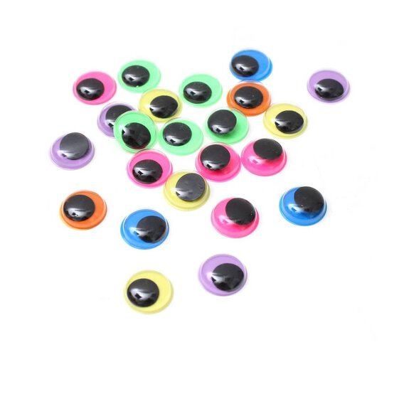 Neon Googly Eyes 1.5cm 30 Pack image number 1