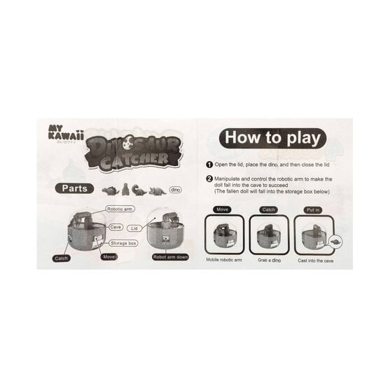 Dinosaur Micro Claw Machine image number 4