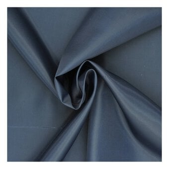 Navy Taffeta Anti-Static Lining Fabric by the Metre
