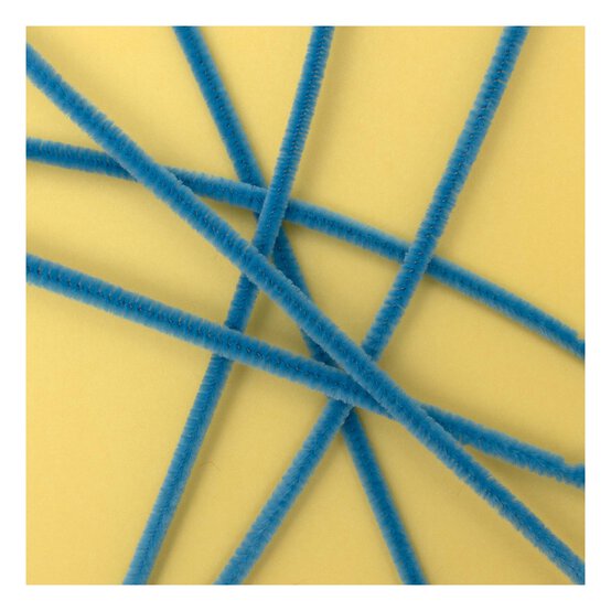 Blue Pipe Cleaners 12 Pack image number 2