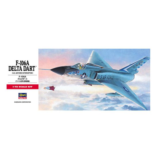 Hasegawa F-106A Delta Dart Model Kit 1:72 image number 1