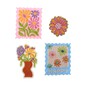 Floral Iron-On Patches 4 Pack image number 1