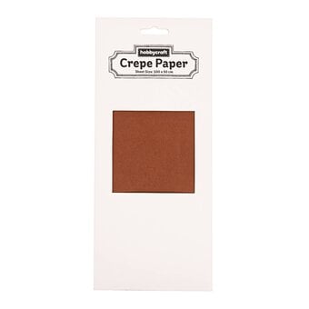 Brown Crepe Paper 100cm x 50cm image number 3