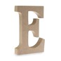MDF Wooden Letter E 13cm image number 1
