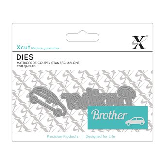 Xcut Brother Mini Die Set 2 Pieces