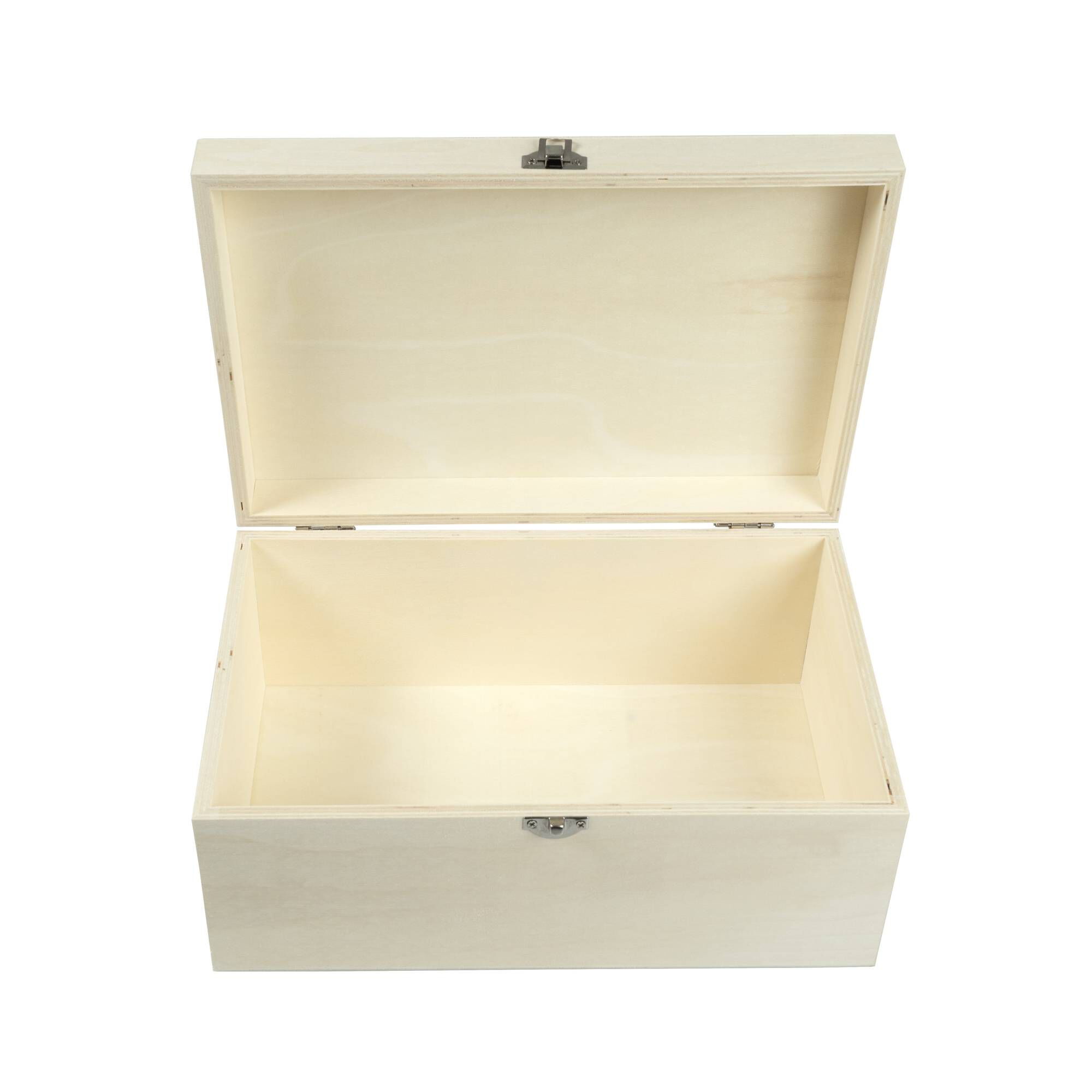 Wooden Storage Box 30cm x 20cm x 13cm Hobbycraft