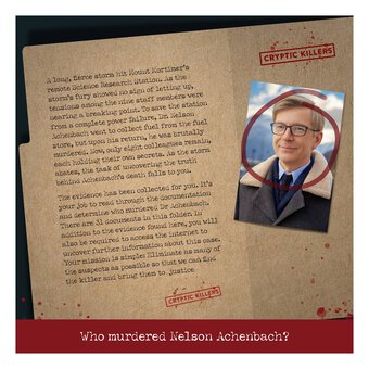 Cryptic Killers: Murder on Mount Mortimer 