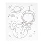 Spaceman Colour-in Canvas image number 3