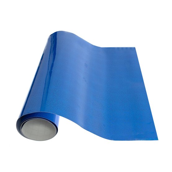 Turquoise Blue Holographic Sparkle Permanent Vinyl 12 x 24 Inches image number 2