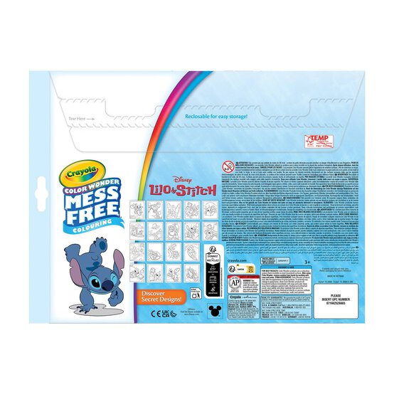 Crayola Lilo & Stitch Color Wonder Colouring Set image number 3